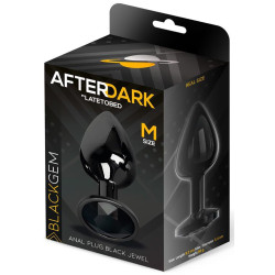 AFTERDARK Plug Bijou AfterDark M 7 x 3.3cm Noir